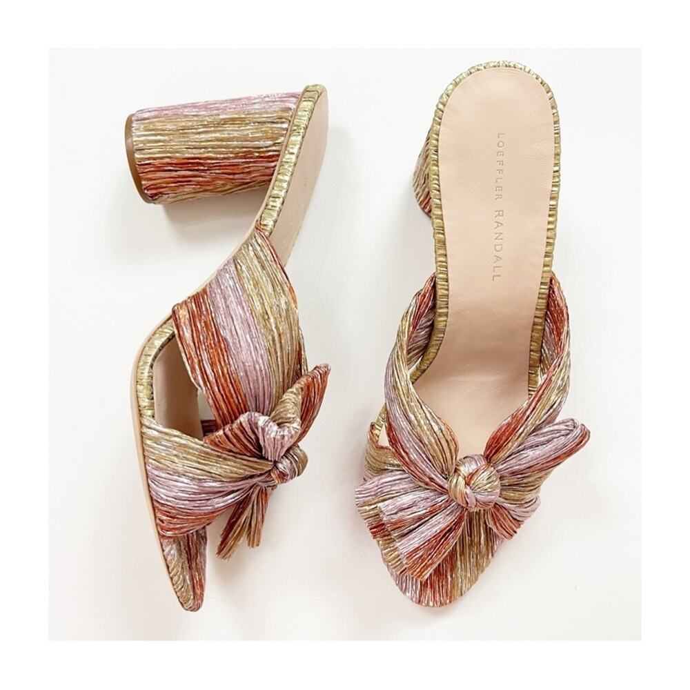 Loeffler Randall Penny Pleated Bow Heel